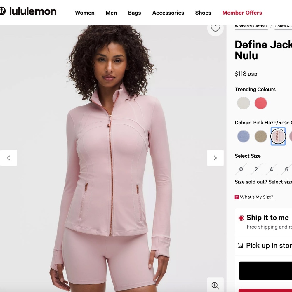 Lululemon Define Jacket